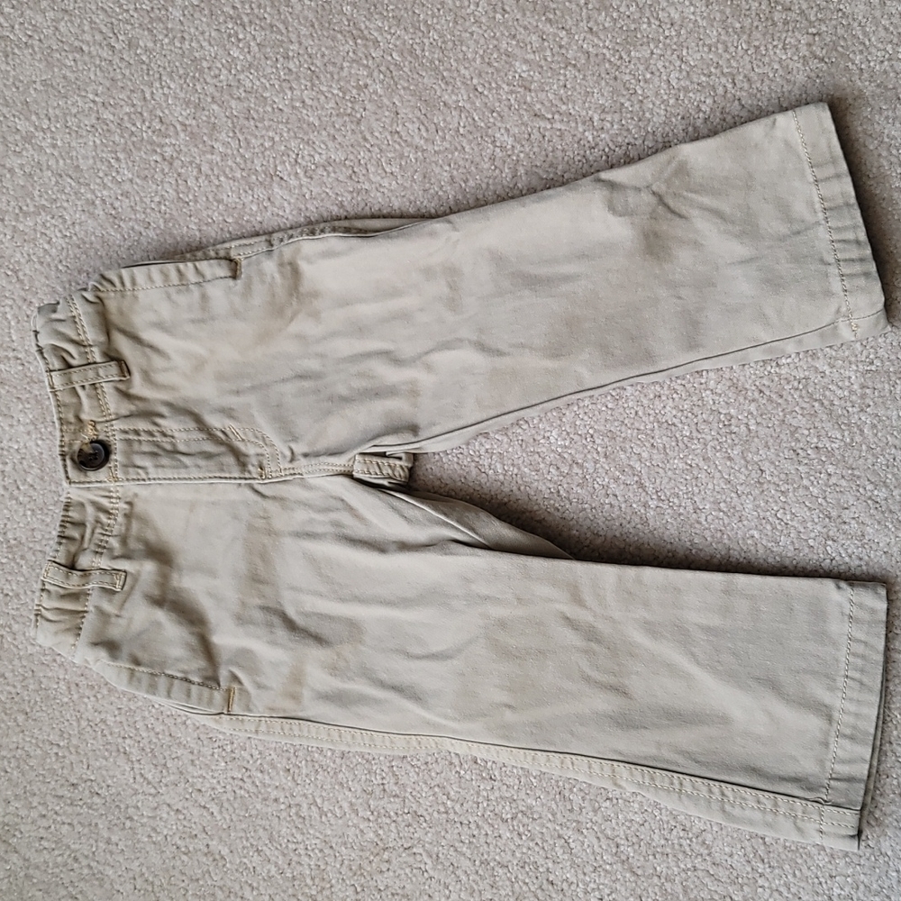 Old Navy toddler boy khaki pants, size 18-24 months, straight leg